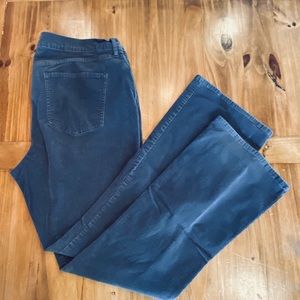 Old Navy - Mid Rise Grey Corduroy Pants - 16 Reg